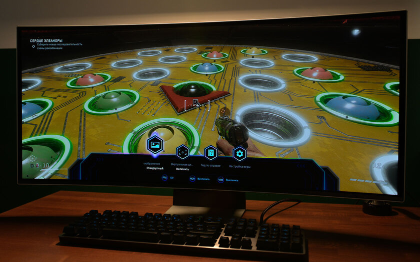 Попробовал широкий изогнутый монитор с пультом (!) — для игр и работы. Обзор Samsung Odyssey OLED G8 — В дело!. 4